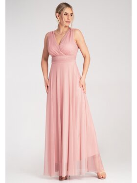FIGL FIGL Večerné šaty M1186 Ružová Flared Fit