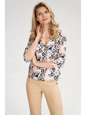 FIGL FIGL Bluzka M699 Kolorowy Regular Fit