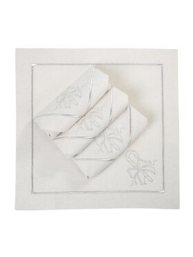 Roseberry Home Roseberry Home Serwetki Candy Cane Silverline Srebrny
