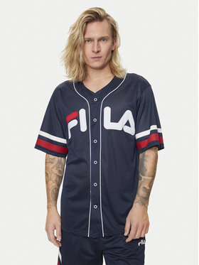 Fila Fila T-Shirt FAM0652 Granatowy Relaxed Fit