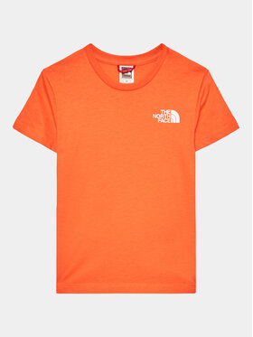 The North Face The North Face T-shirt Simple Dome NF0A82EA Narančasta Regular Fit