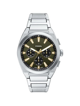 Fossil Fossil Zegarek FS6183 Srebrny