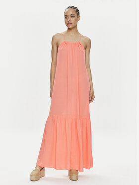 Tommy Hilfiger Tommy Hilfiger Sommerkleid UW0UW05406 Orange Relaxed Fit
