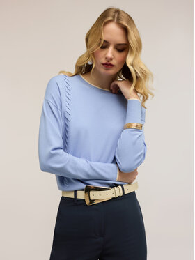 Motivi Motivi Maglione M129W003819N0R4 Turchese Regular Fit