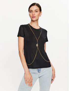 Elisabetta Franchi Elisabetta Franchi T-Shirt MA-013-36E2-V200 Schwarz Regular Fit