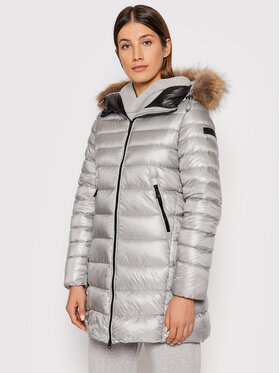 Hetregó Hetregó Vatovaná bunda Hekate 8L714M 21WD04 Šedá Slim Fit