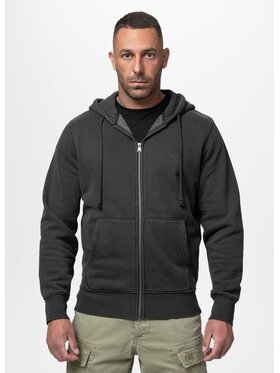 PITBULL PITBULL Bluza Washed HACKETT Szary Regular Fit
