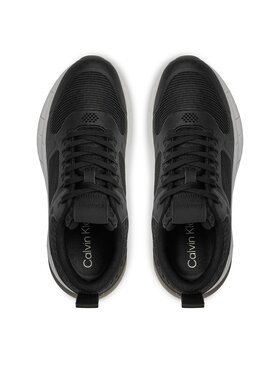 Calvin Klein Tenisice Lace Up Runner - Caged HW0HW01996 Crna