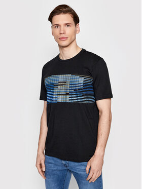Pierre Cardin Pierre Cardin T-Shirt 20380/000/2028 Czarny Modern Fit