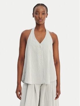Eleh Eleh Halenka SS260092 Světle modrá Relaxed Fit