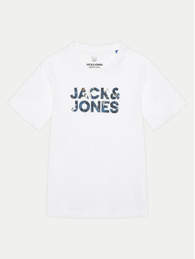 Jack&Jones Junior Jack&Jones Junior Тишърт 12268854 Бял Regular Fit
