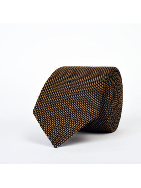 ELSNER ELSNER Kravata JEDWAB GRENADYNA GARZA FINA A1363 Hnedá