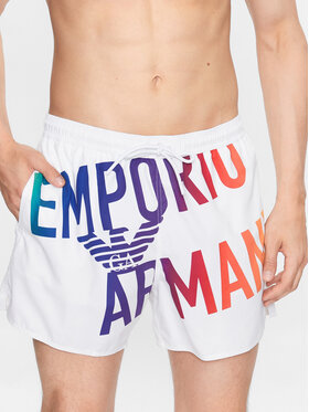 Emporio Armani Emporio Armani Plavecké šortky 211740 3R424 93610 Bílá Regular Fit