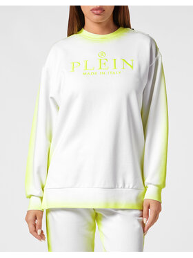 PHILIPP PLEIN PHILIPP PLEIN Bluza 9981 Biały Regular Fit