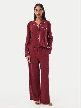 Polo Ralph Lauren Polo Ralph Lauren Піжама 4P0229 Бордовий Relaxed Fit