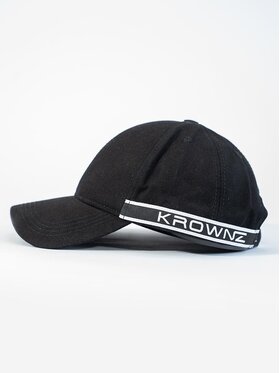 MyStars MyStars Czapka z daszkiem Czapka Z Daszkiem Baseball dathat dad cap Bawełniana Męska Czarna Taśma Regulowana Czarny