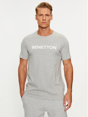 United Colors Of Benetton United Colors Of Benetton T-Shirt 3I1XU100A Szary Regular Fit