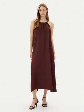ViCOLO ViCOLO Nyári ruha Abito TD0757 Barna Regular Fit