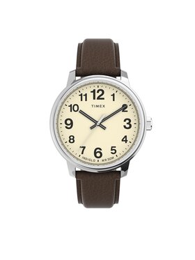 Timex Timex Zegarek Easy Reader TW2V21300 Brązowy