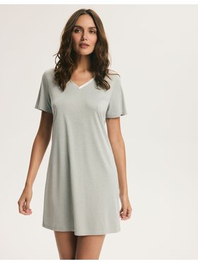 Esotiq Esotiq Koszula nocna 45999 Szary Regular Fit