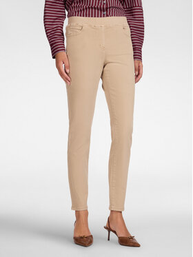 Elena Mirò Elena Mirò Pantaloni di tessuto P152G000436N0A2 Crema Slim Fit