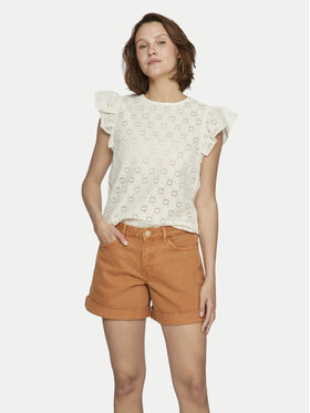 Vila Vila Bluse Sumia 14097198 Weiß Regular Fit