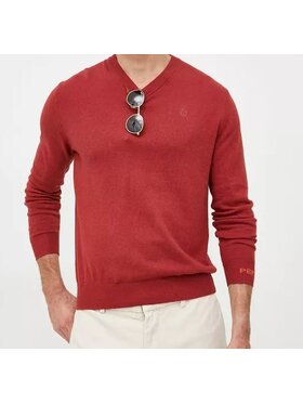 Pepe Jeans Pepe Jeans Svetr PM702243 286 Bordó Regular Fit