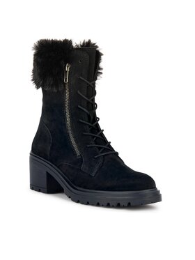 Geox Geox Členková obuv D Damiana D36QCB 022BH C9999 Čierna