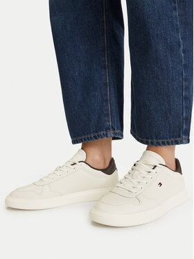 Tommy Hilfiger Tommy Hilfiger Sneakersy Icon Court Light FW0FW09601 Biały