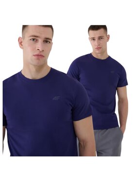 4F 4F T-shirt 4FWMM00TTSHM2256-31S Blu Regular Fit