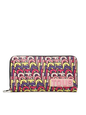 TOUS TOUS Голям дамски портфейл Billetera M. T Vera 2001857313 Розов