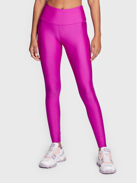 Under Armour Under Armour Legginsy Under Armour HeatGear No-Slip Waistband Leggings Fioletowy Slim Fit