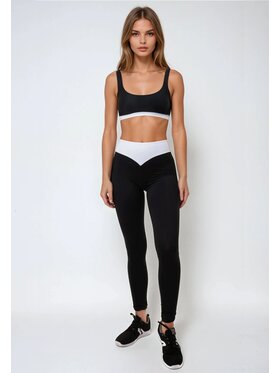Flavia Valentini Flavia Valentini Legginsy 313 Złoto bicolour Compression Fit