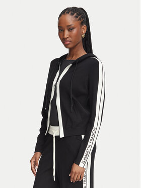 Elisabetta Franchi Elisabetta Franchi Majica dugih rukava MK-15S-66E2-V440 Crna Regular Fit