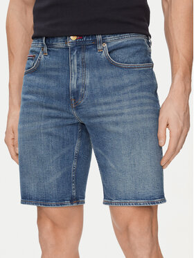 Tommy Hilfiger Tommy Hilfiger Pantaloni scurți de blugi Brooklyn MW0MW35172 Albastru Straight Fit