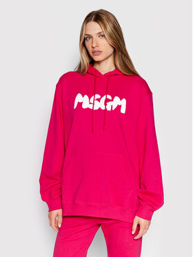 MSGM MSGM Sweatshirt 3341MDM182 227799 Rosa Regular Fit