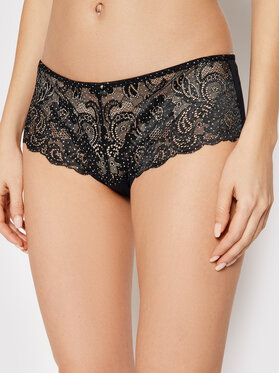 Gossard Gossard Klasične gaćice s visokim strukom Glitter 17704 Crna
