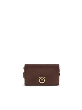 PINKO PINKO Torebka Purple Calf Leather Bos Taurus Shoulder Fioletowy