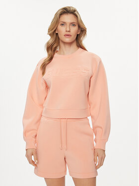 Guess Guess Sweatshirt Cindra V3BQ15 K7UW2 Korallenfarben Regular Fit