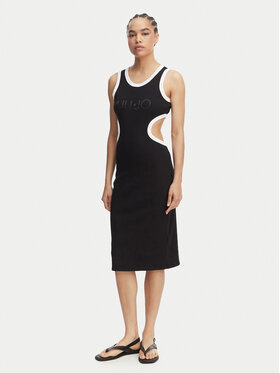 Liu Jo Beachwear Liu Jo Beachwear Top VA6033 JS360 Crna Regular Fit