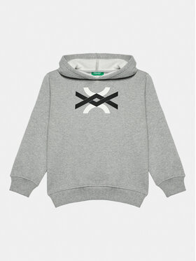 United Colors Of Benetton United Colors Of Benetton Суитшърт 3EB5C202T Сив Regular Fit
