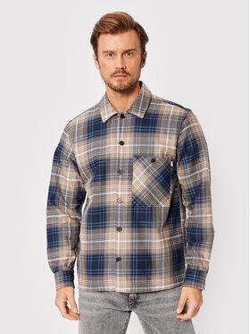 Woodbird Woodbird Cămașă Buel Check 2236-706 Bleumarin Regular Fit