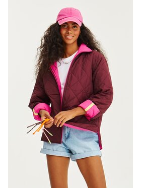 NAOKO NAOKO Prechodná bunda Poppy Punkberry Bordová Regular Fit