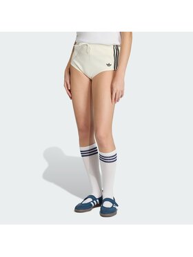 adidas adidas Szorty materiałowe 163041 Biały Slim Fit