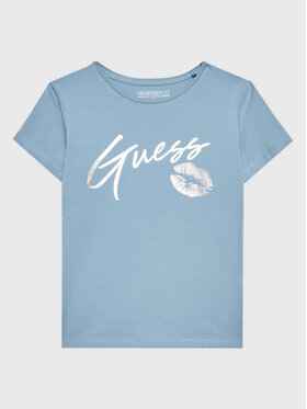 Guess Guess T-Shirt J3RI16 K6YW1 Niebieski Regular Fit