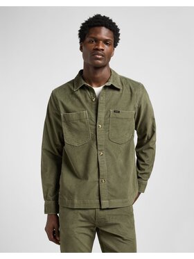 Lee Lee Koszula CAROLINA OVERSHIRT Zielony Relaxed Fit