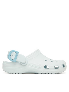Crocs Crocs Iešļūcenes Classic Enamel Buckle Clog 213347 Gaiši zila