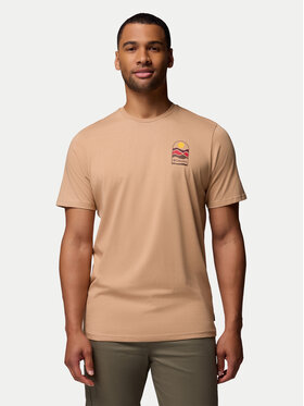 Columbia Columbia T-shirt Explorers Canyon™ 2036451 Bež Regular Fit