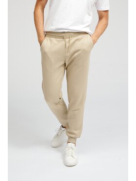 TeeShoppen TeeShoppen Joggery 'Basic Collection' Beżowy Regular Fit