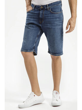 Cross Jeans Cross Jeans Szorty jeansowe A 565-261 Niebieski Regular Fit